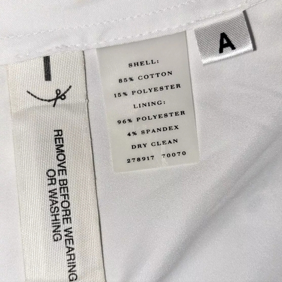 Ann Taylor White Floral Lace Crochet Overlay Pencil Skirt Size 6 NWT B23#2 - Picture 4 of 7